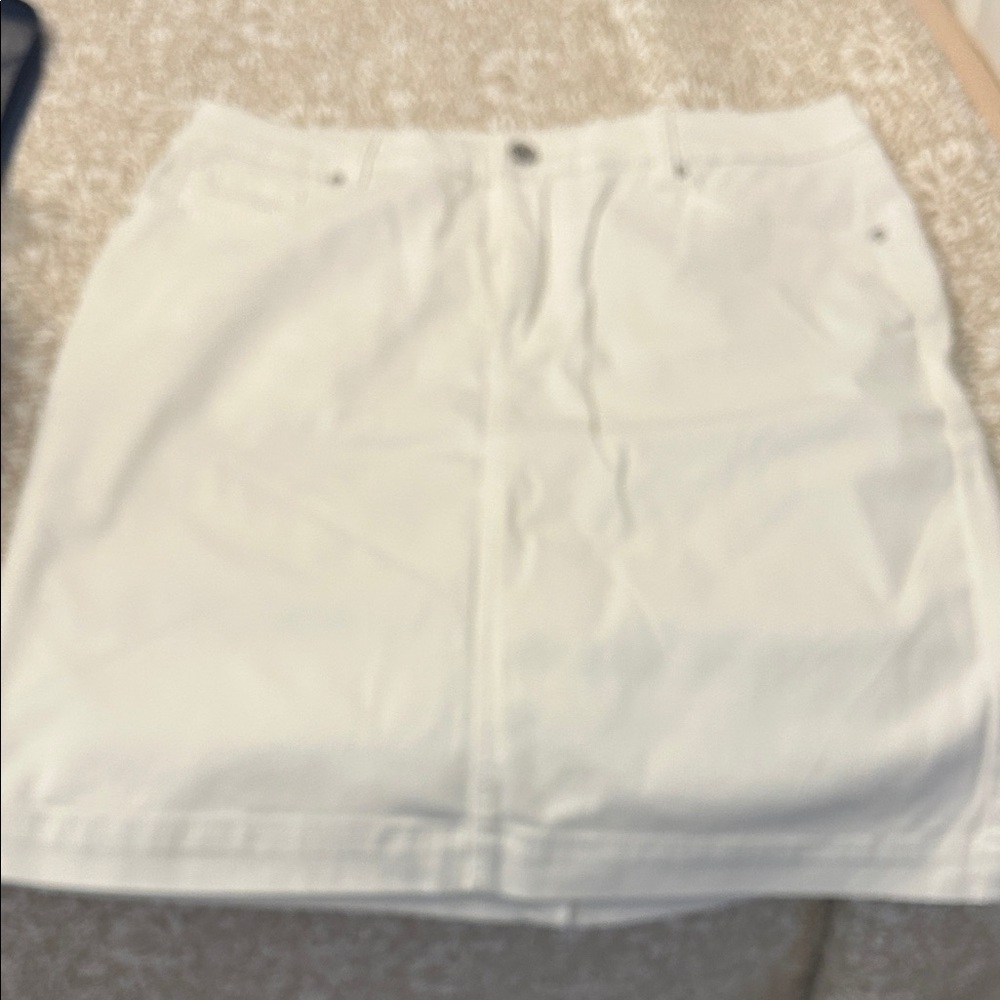 Style & Co. White Pencil Skirt